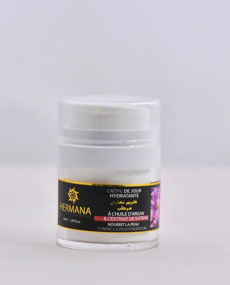 Crème de Jour Hydratante & Éclat – Safran