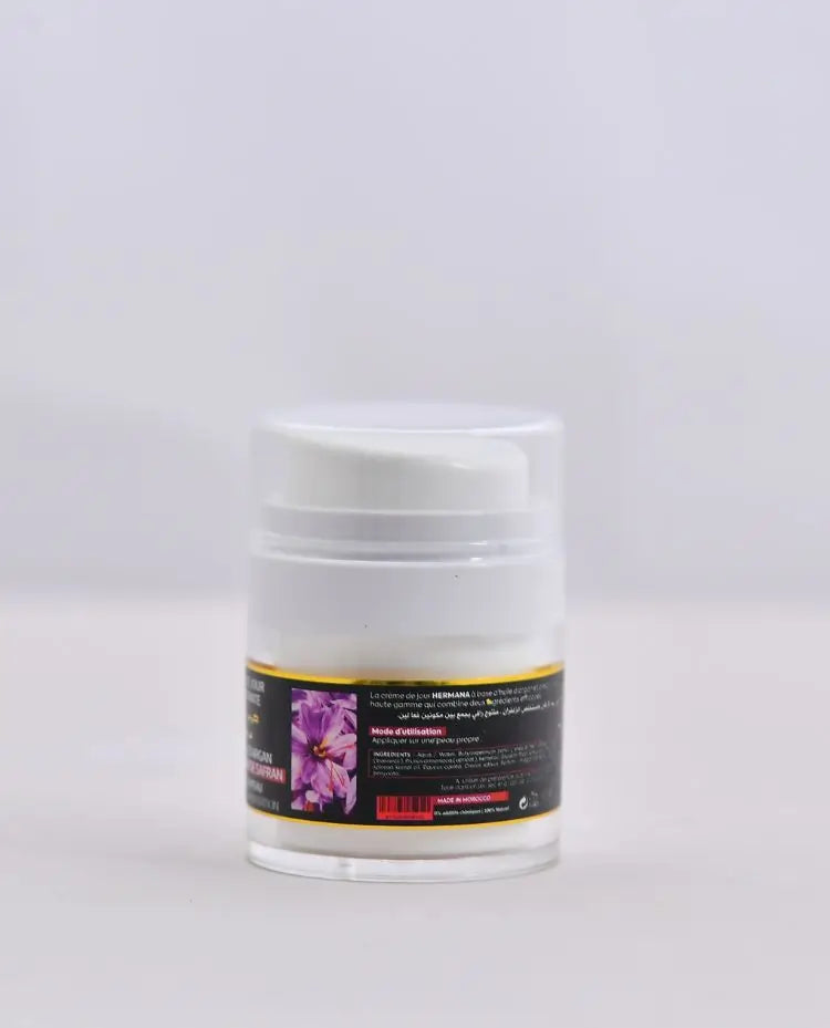 Crème de Jour Hydratante & Éclat – Safran