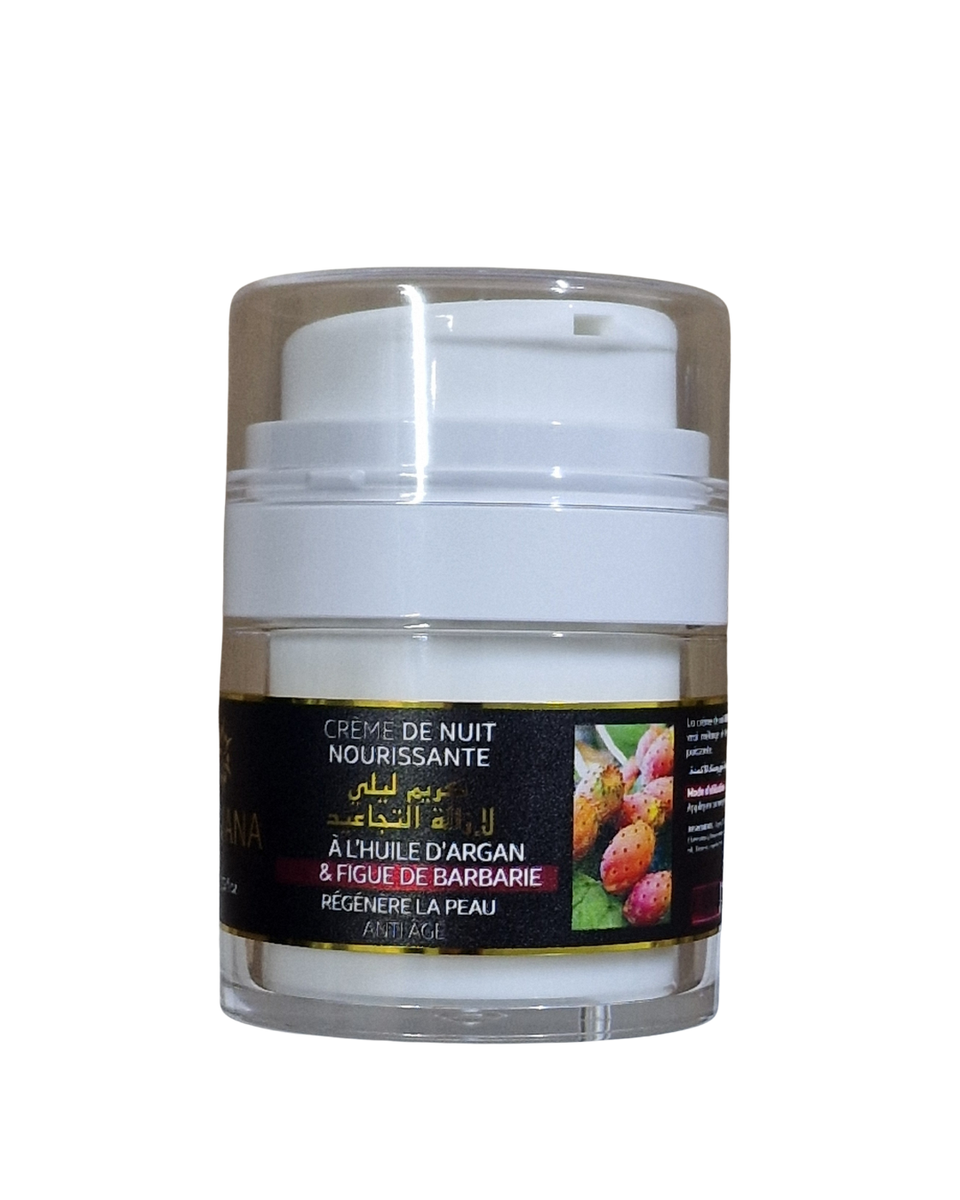 Crème de Nuit Anti-Âge Nourrissante & Régénérante