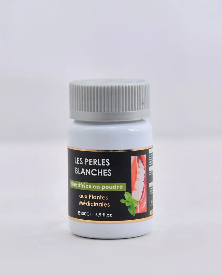 Les Perles Blanches – Dentifrice en Poudre - Hermana Cosmetic