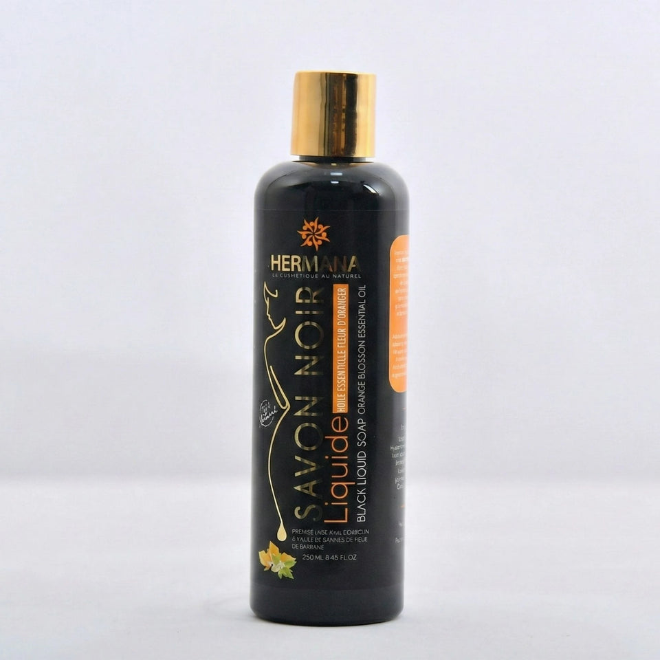 Savon Noir Liquide Fleur d’Oranger