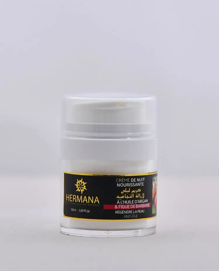 Crème de Nuit Anti-Âge Nourrissante & Régénérante - Hermana Cosmetic