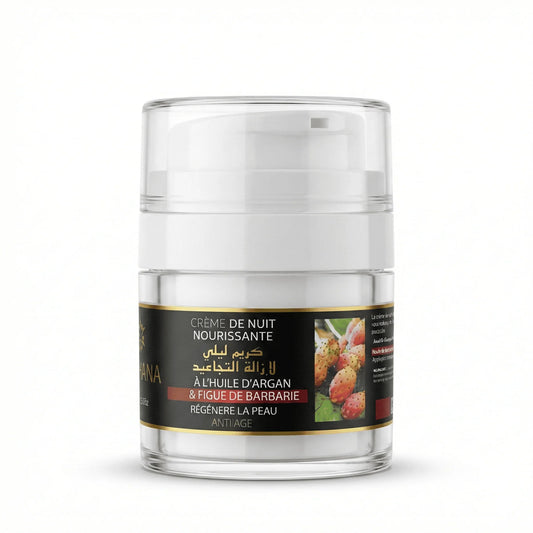 Crème de Nuit Anti-Âge Nourrissante & Régénérante