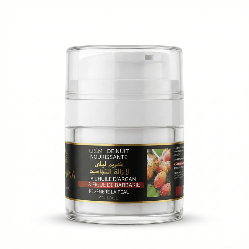 Crème de Nuit Anti-Âge Nourrissante & Régénérante